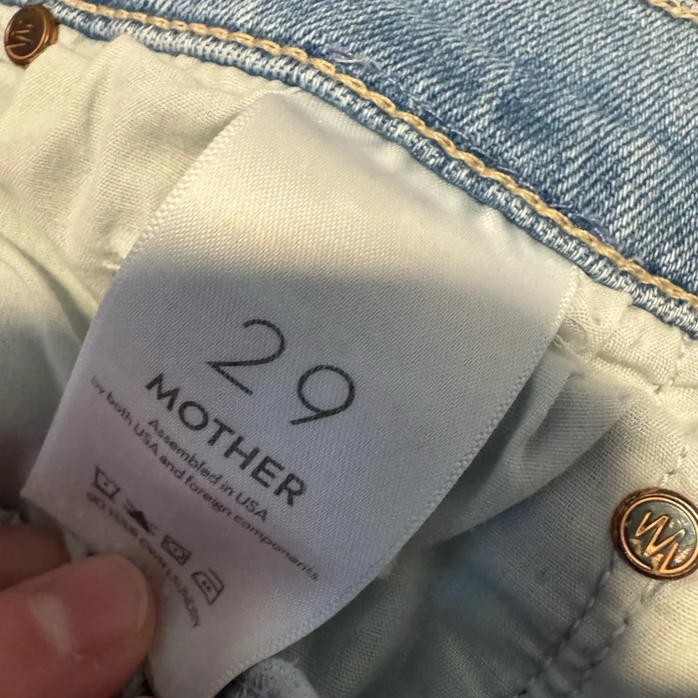 MOTHER Light Blue Flare Jeans - Picture 5 of 6
